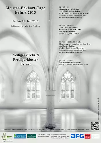 Plakat der Meister-Eckhart-Tage